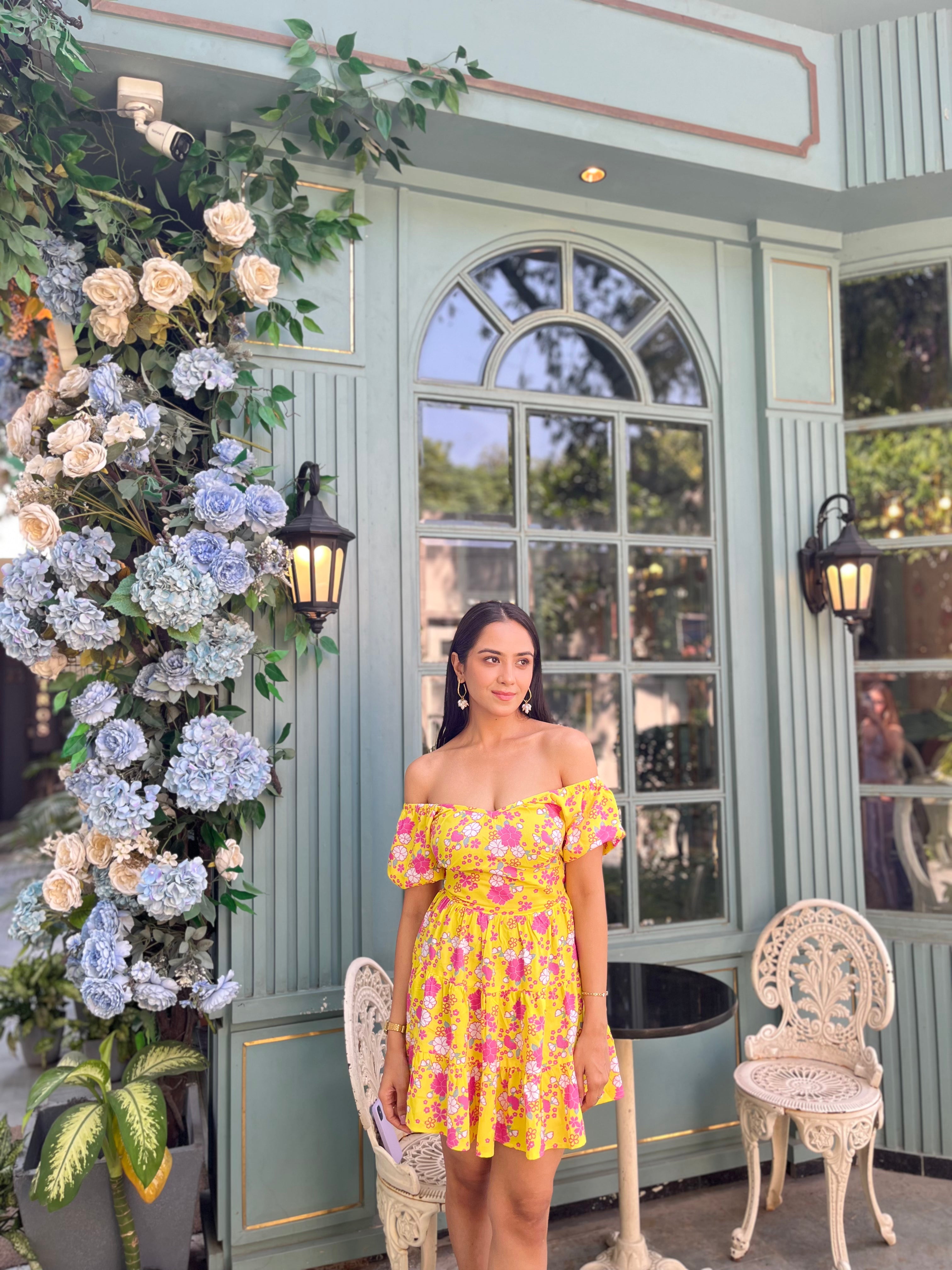 Daffodil Mini Backless Dress