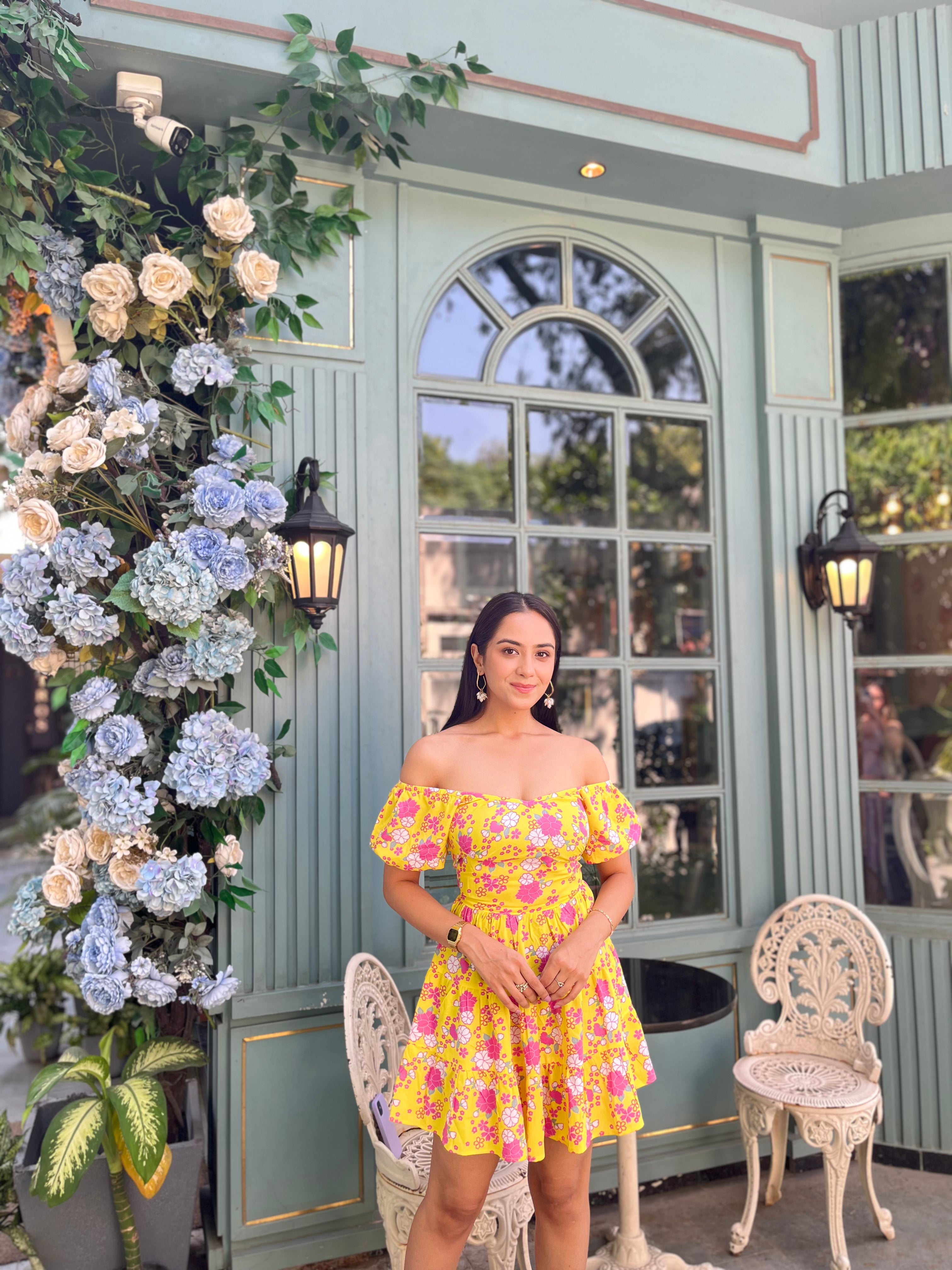 Daffodil Mini Backless Dress