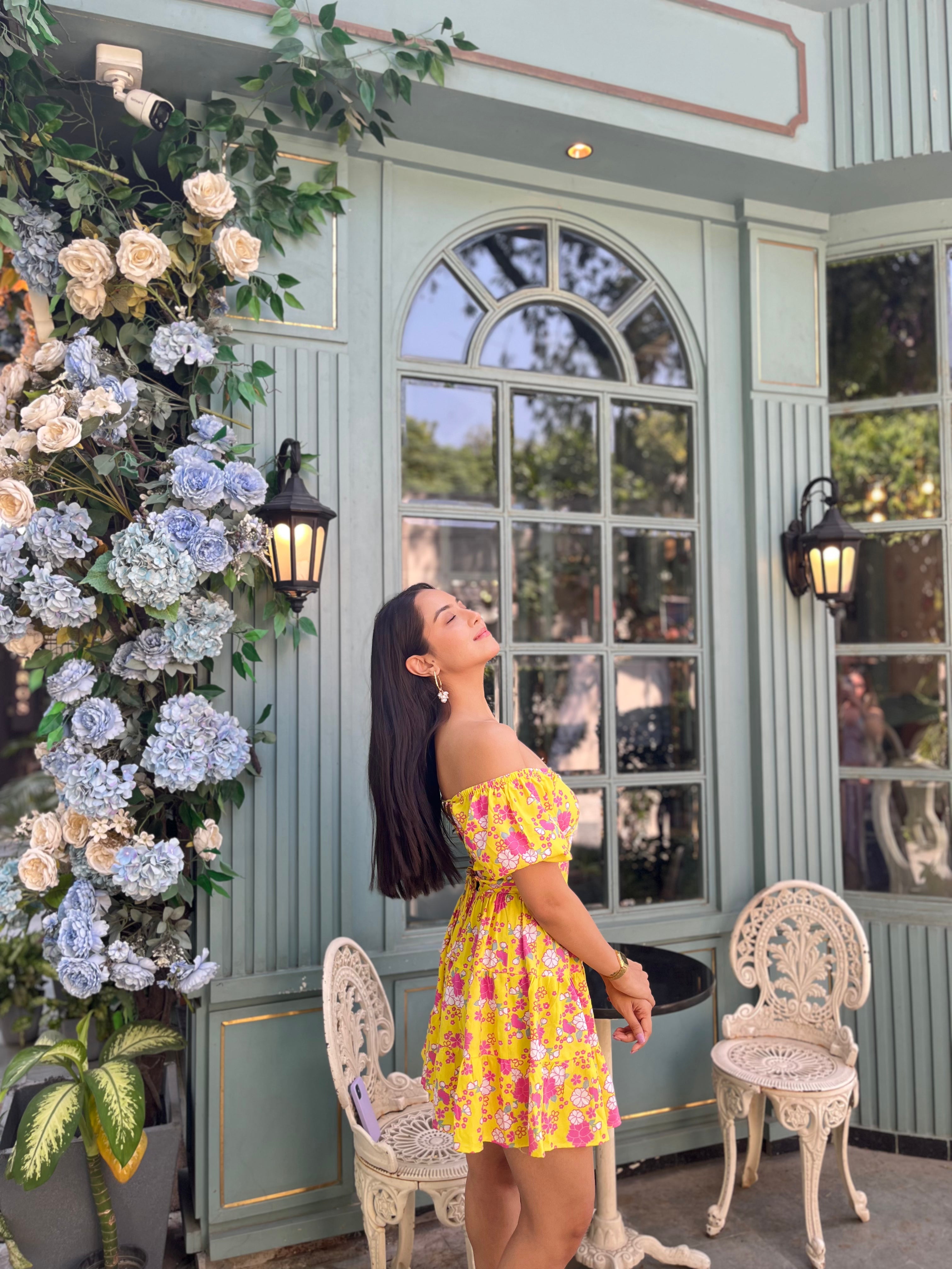 Daffodil Mini Backless Dress