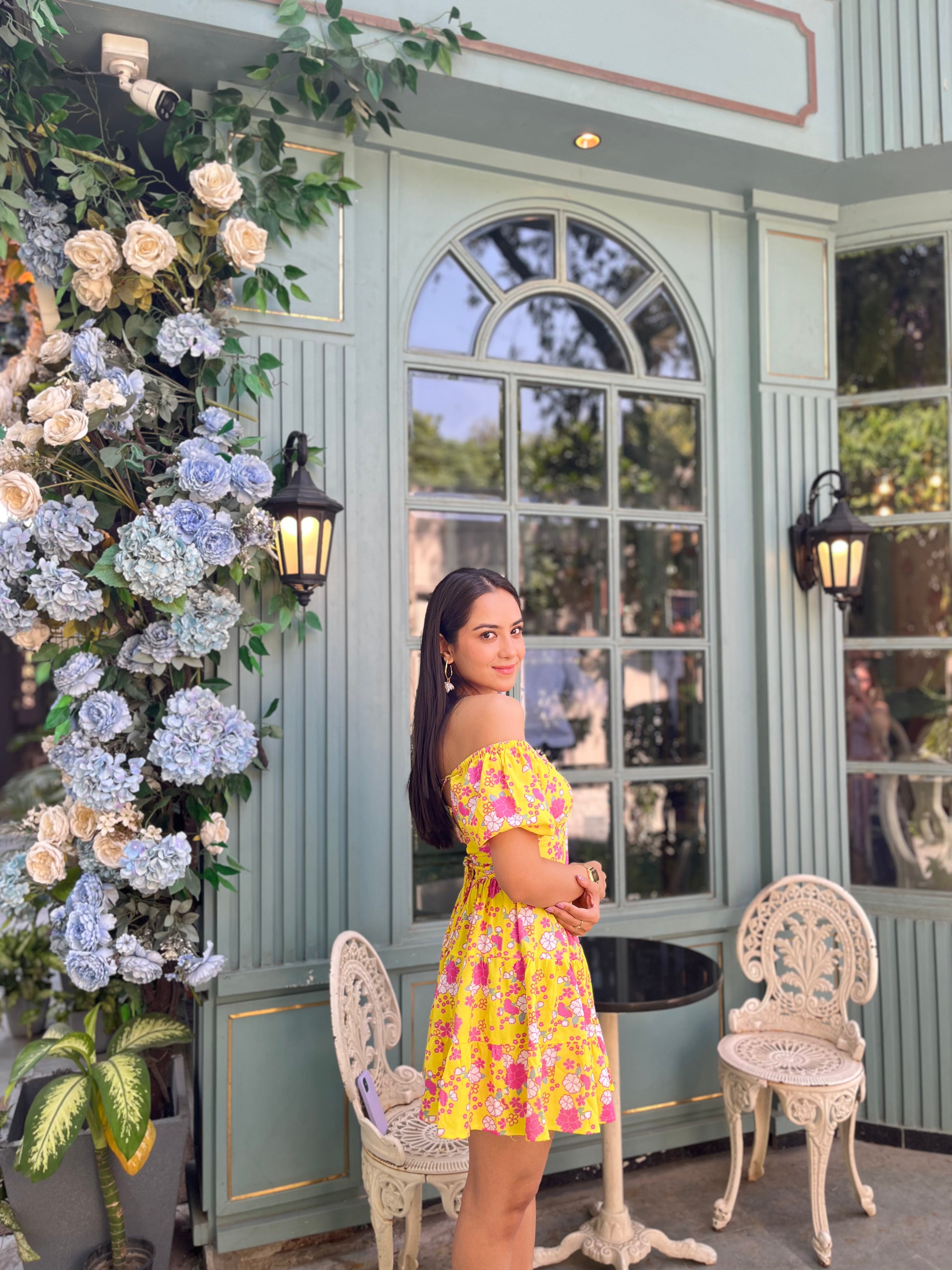 Daffodil Mini Backless Dress