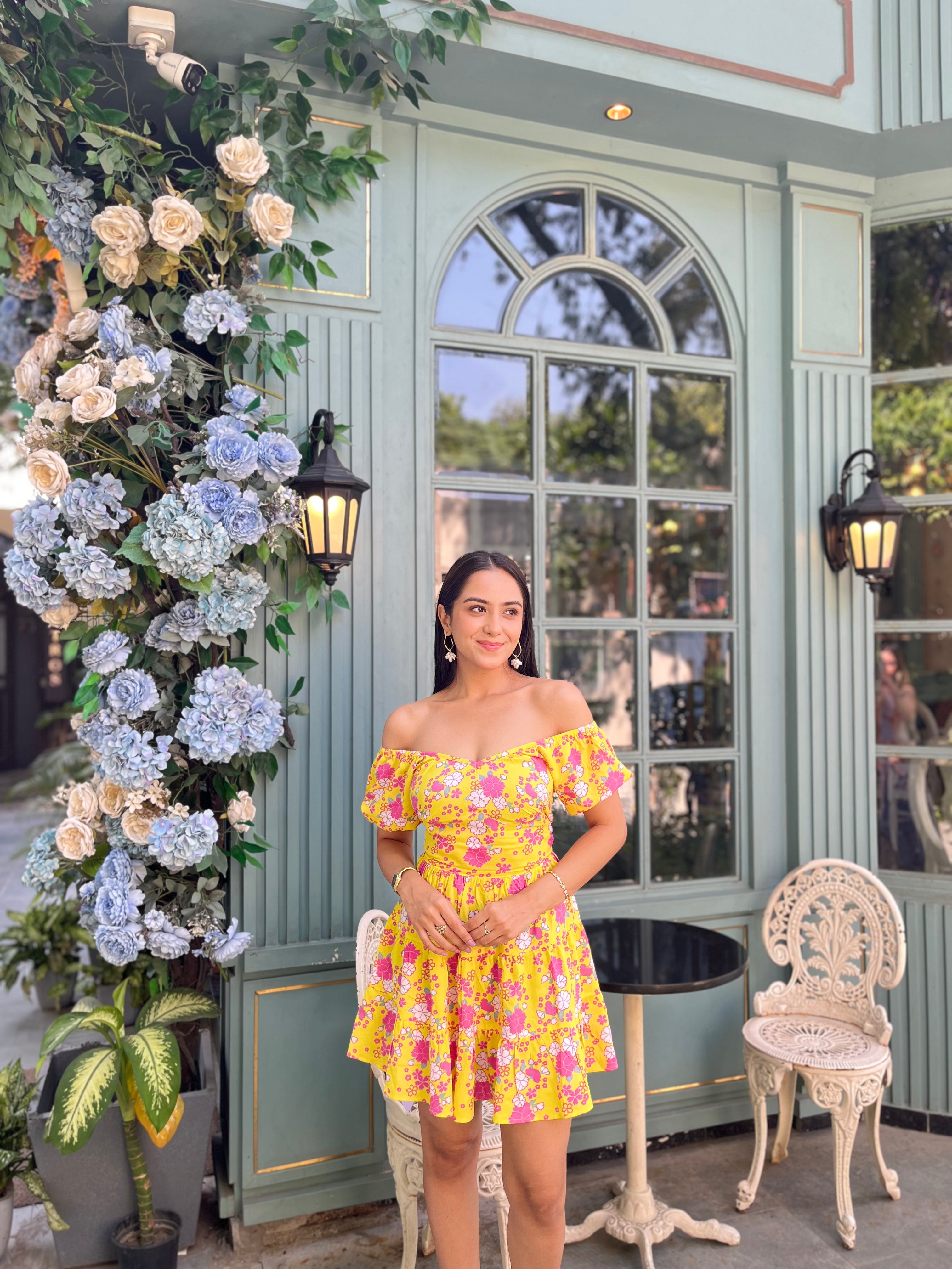 Daffodil Mini Backless Dress